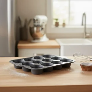 Momaz silicone cupcake grey mold1