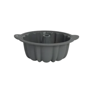 Momaz silicone ribbed design cake grey mold