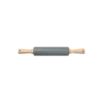 Momaz silicone rolling grey pin with wooden handle