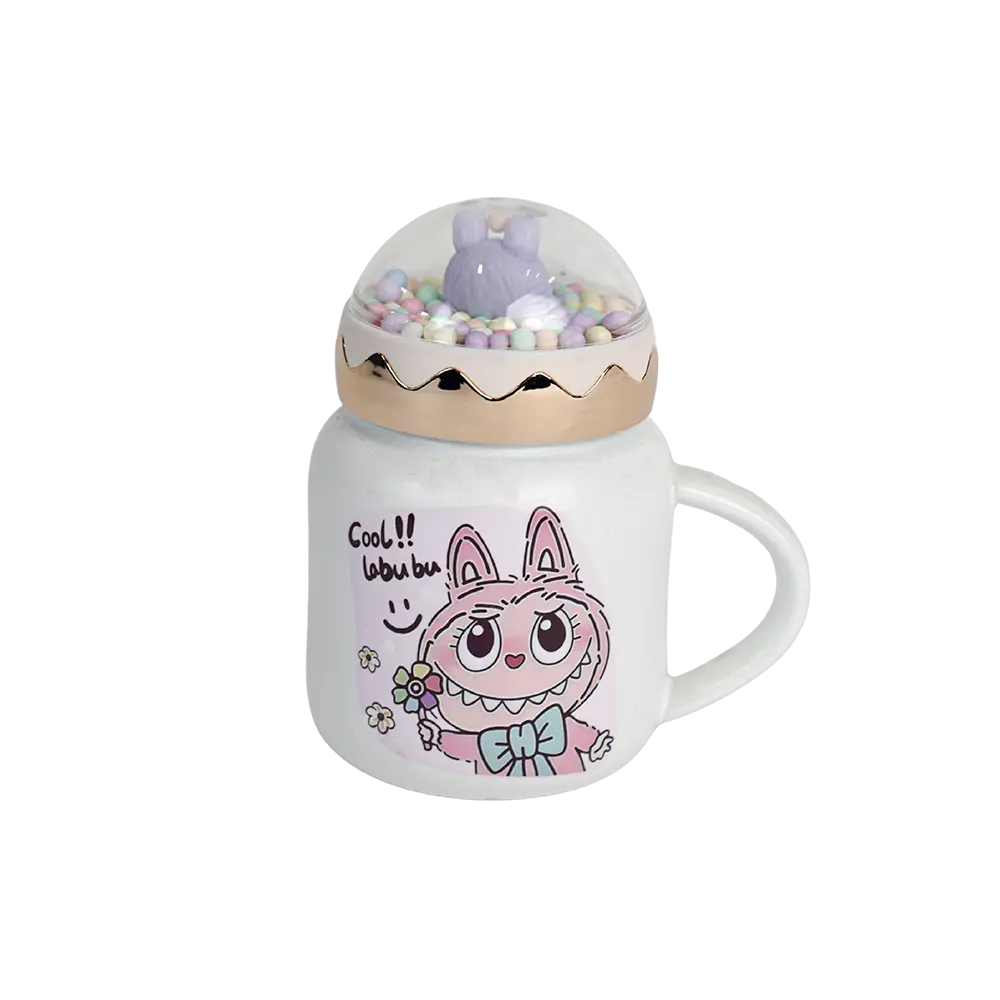 Porcelain-Cool-Labubu-Design-Mug-with-Lid Porcelain cool labubu design mug with lid
