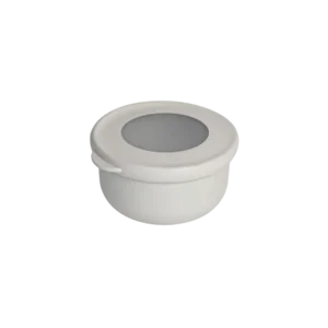 Qlux 250ml beige bowl with lid