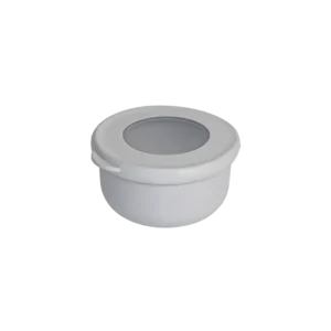 Qlux 250ml light grey bowl with lid