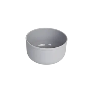 Qlux 250ml light grey bowl with lid1