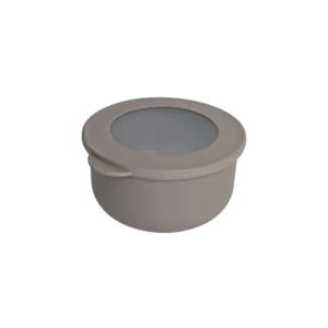 Qlux 500ml brown bowl with lid