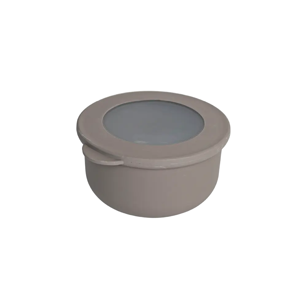 Qlux 500ml brown bowl with lid