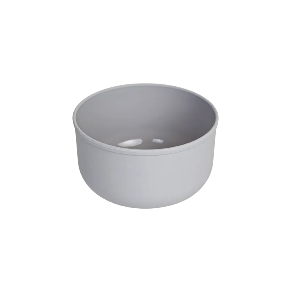Qlux 500ml light grey bowl with lid1