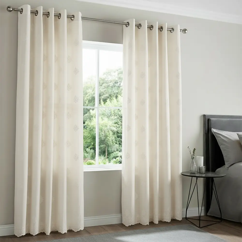 Quilted 1pcs 140x240cm beige voile