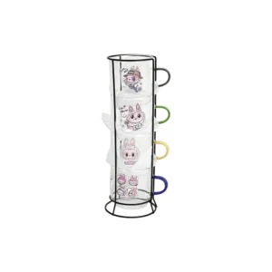 Stand 4pcs labubu design coffee cup