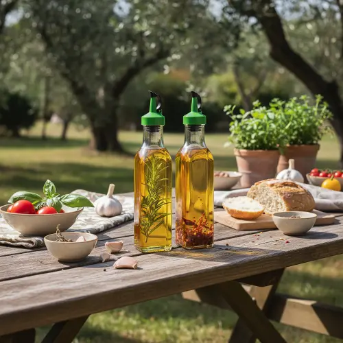 2 Piece Oil & Vinegar Dispenser Set 250ml Each1