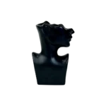 Black Ceramic Minimalist Sculptural Vase