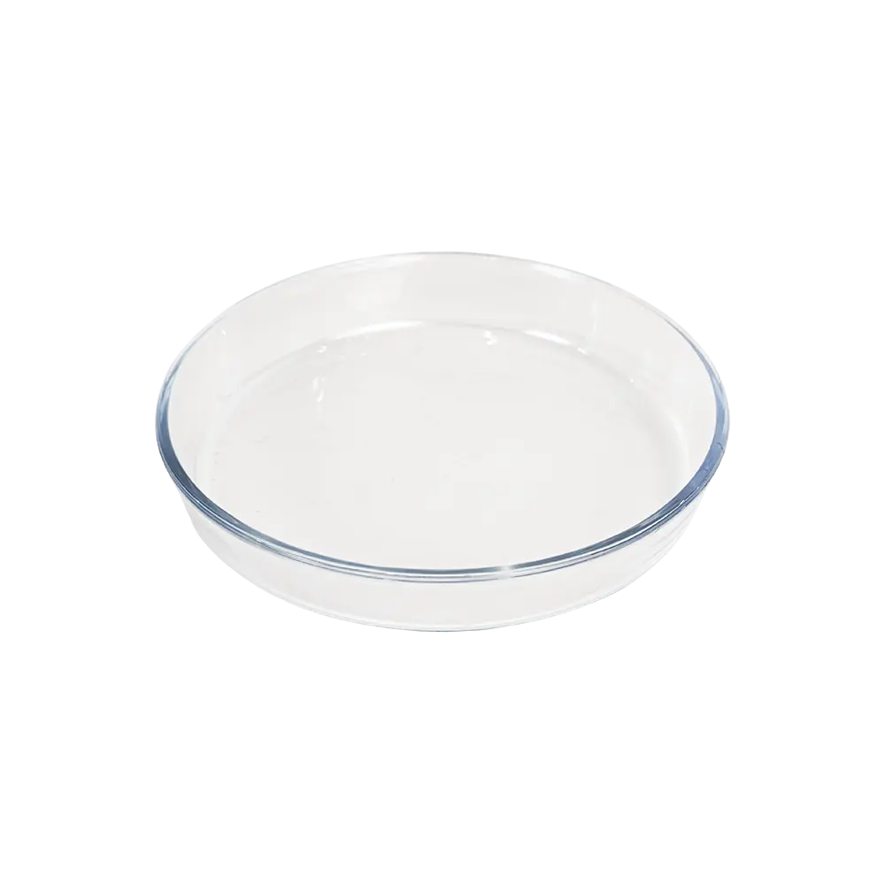 Borart 2pcs round transparent pyrex set1