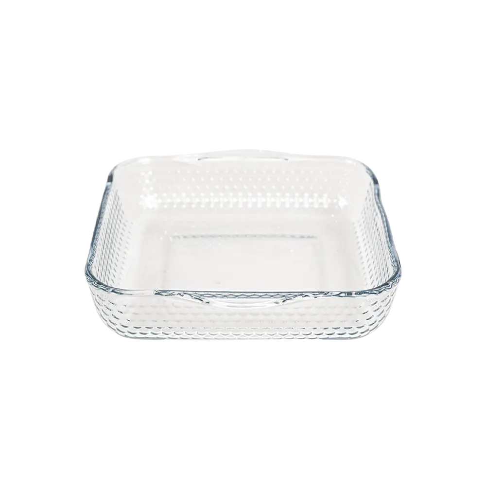 Borart 2pcs square dots design pyrex set1