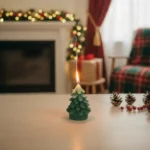 Christmas-Small-Tree-Shape-Dark-Green-&-White1 Christmas Small Tree Shape Dark Green & White1