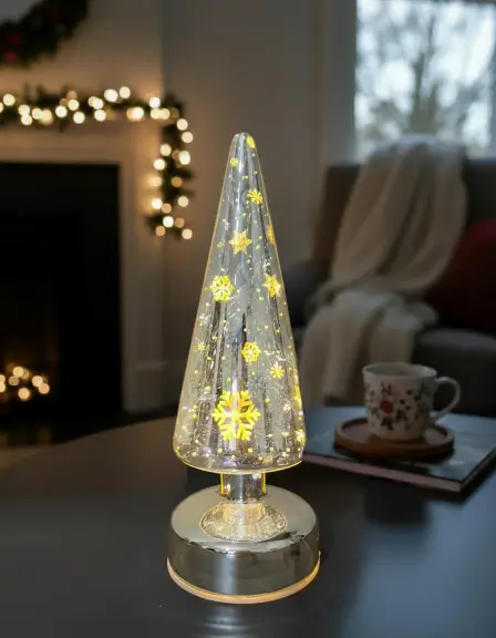 Christmas Tree Plastic Gold small1