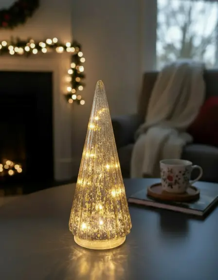 Christmas Tree Plastic with lamp1