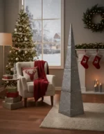 Christmas decoration Tree silver1