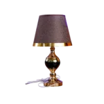 Classic Gold Table Lamp with Fabric Shade