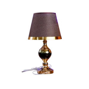 Classic Gold Table Lamp with Fabric Shade