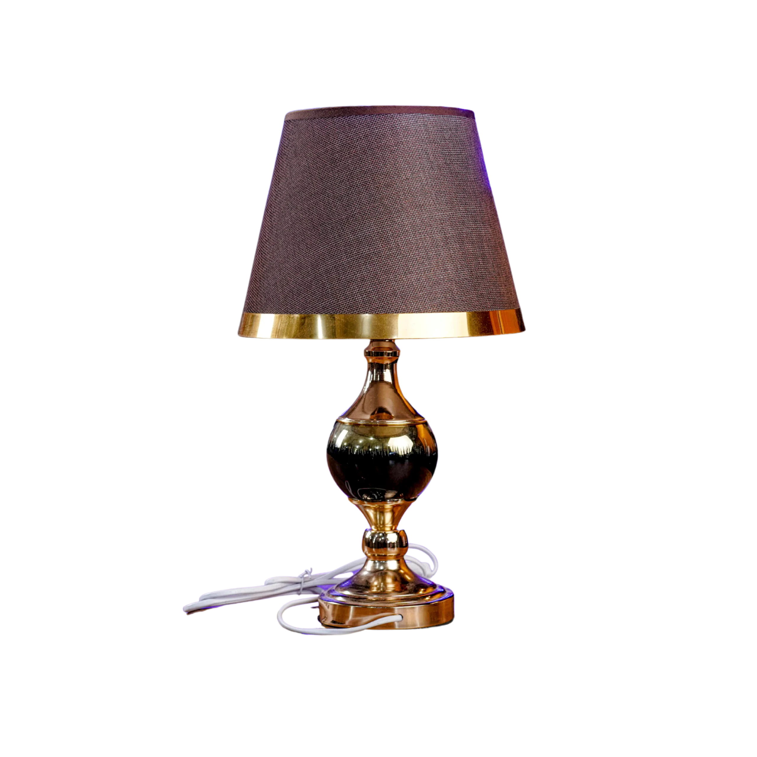 Classic-Gold-Table-Lamp-with-Fabric-Shade Classic Gold Table Lamp with Fabric Shade