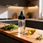 Clear Glass Spray Bottle1