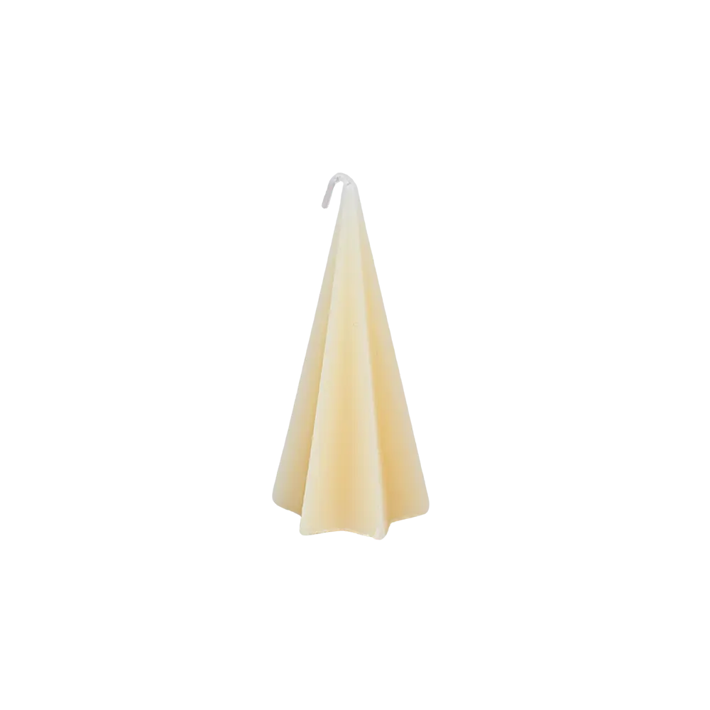 Cone-Shape-Offwhite-Candle Cone Shape Offwhite Candle