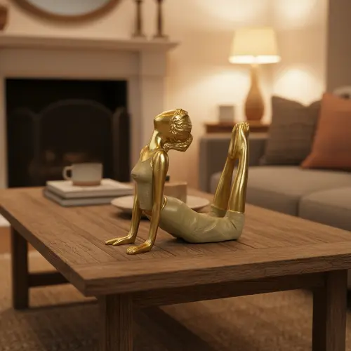 Contemporary Yoga Decor Backbend Figurine1