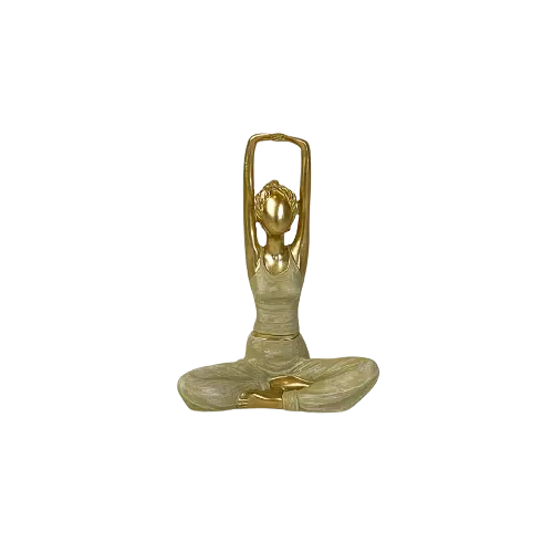 Contemporary Yoga Decor Raised Arm Pose