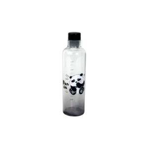 Cute Panda Wink Glass Bottle