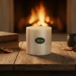 Fama 10cm gold candle1