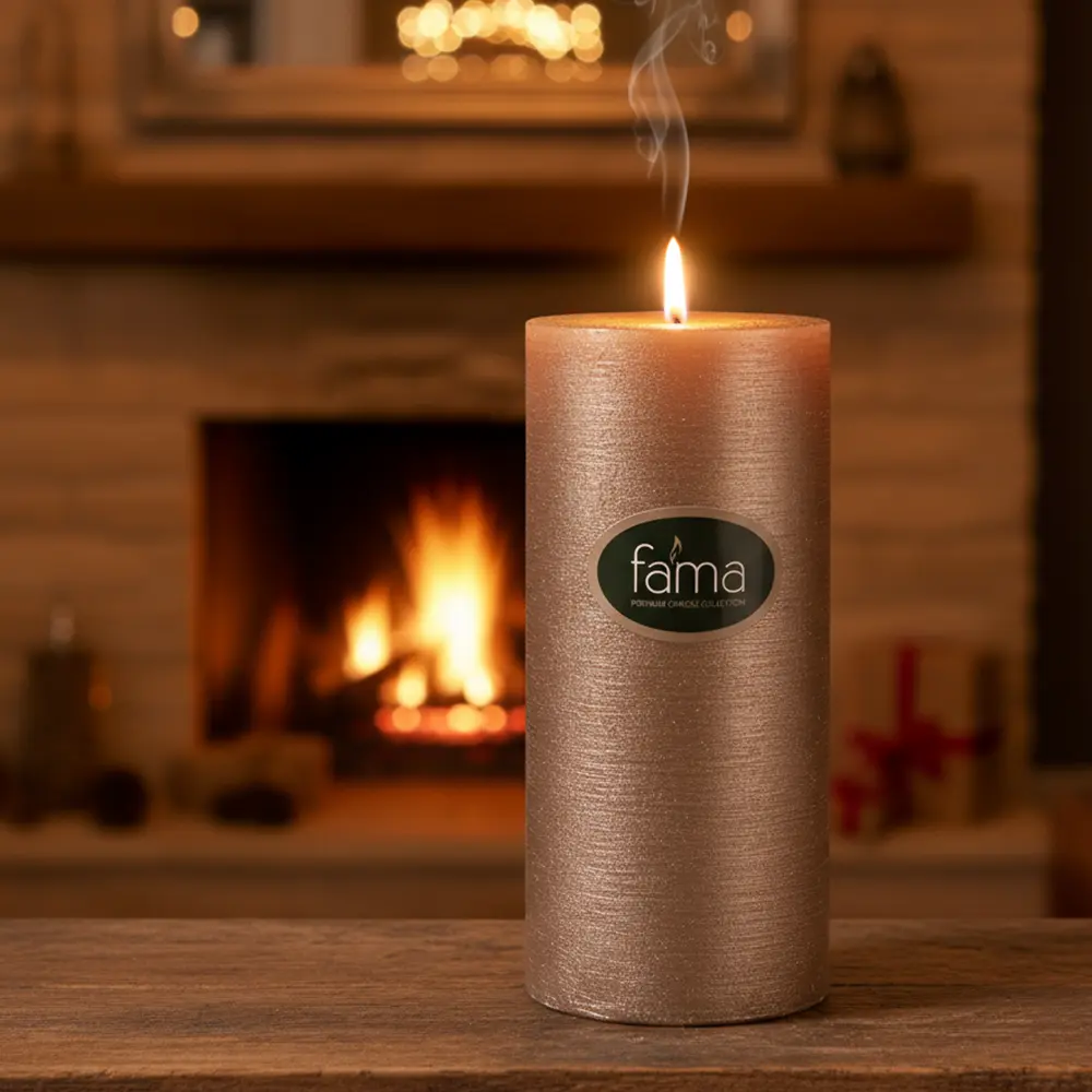 Fama 30cm gold candle1