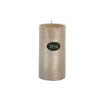 Fama 7.5x15cm gold candle
