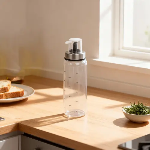 Glass Spray Bottle with Stainless Steel Lid 300ml1