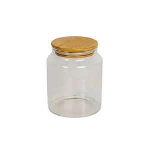 Glass Storage Jar with Bamboo Lid