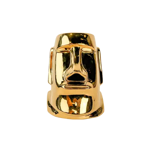 Gold-Ceramic-Face-Tissue-Holder Gold Ceramic Face Tissue Holder