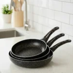Granite-3pcs-Black-Frying-Pans1 Granite 3pcs Black Frying Pans1