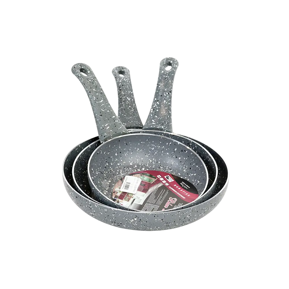 Granite-3pcs-Grey-Frying-Pans Granite 3pcs Grey Frying Pans