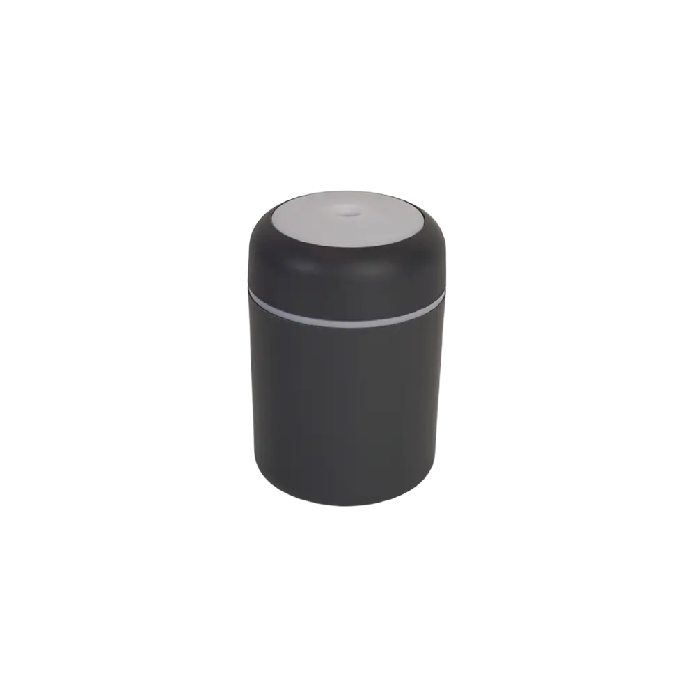 Grey 11.9cm humidifier with led