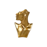 Luxury Gold Abstract Head Sculpture