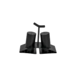 Matte-Black-Salt-&-Pepper-Shaker-Set-with-Curved-Base Matte Black Salt & Pepper Shaker Set with Curved Base