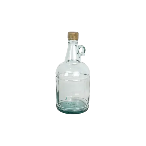 Medium-Glass-Oil-Bottle-with-Handle-1-Liter Medium Glass Oil Bottle with Handle 1 Liter