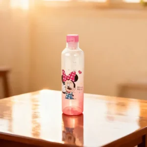 Minnie Mouse Pink Glass Bottle1
