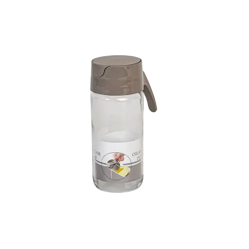 Oil Glass Pitcher 500ml Beige lid