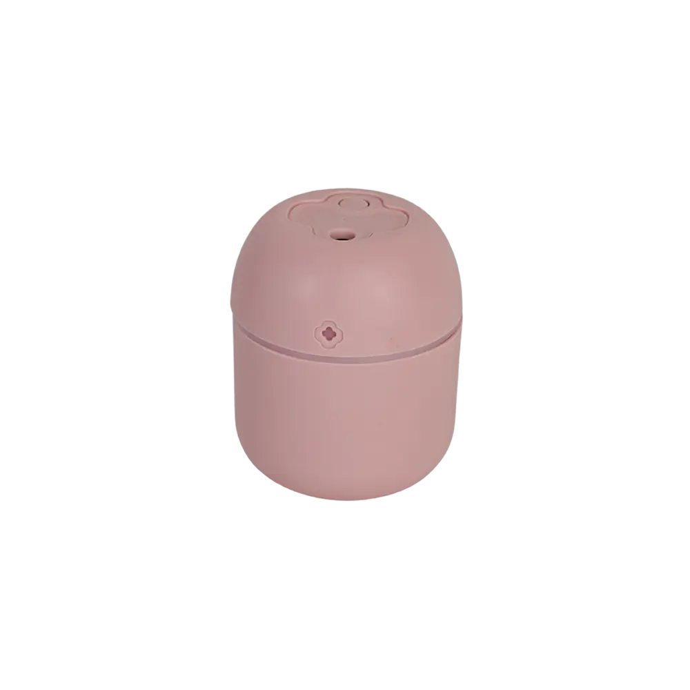 Pink 9.8cm humidifier with led