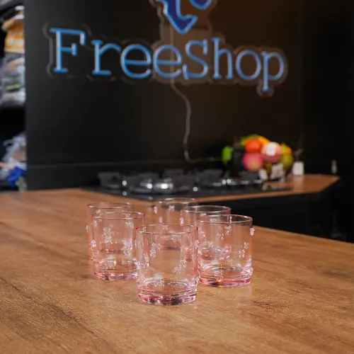 Pink-Blossom-Glass-Set1 Pink Blossom Glass Set1