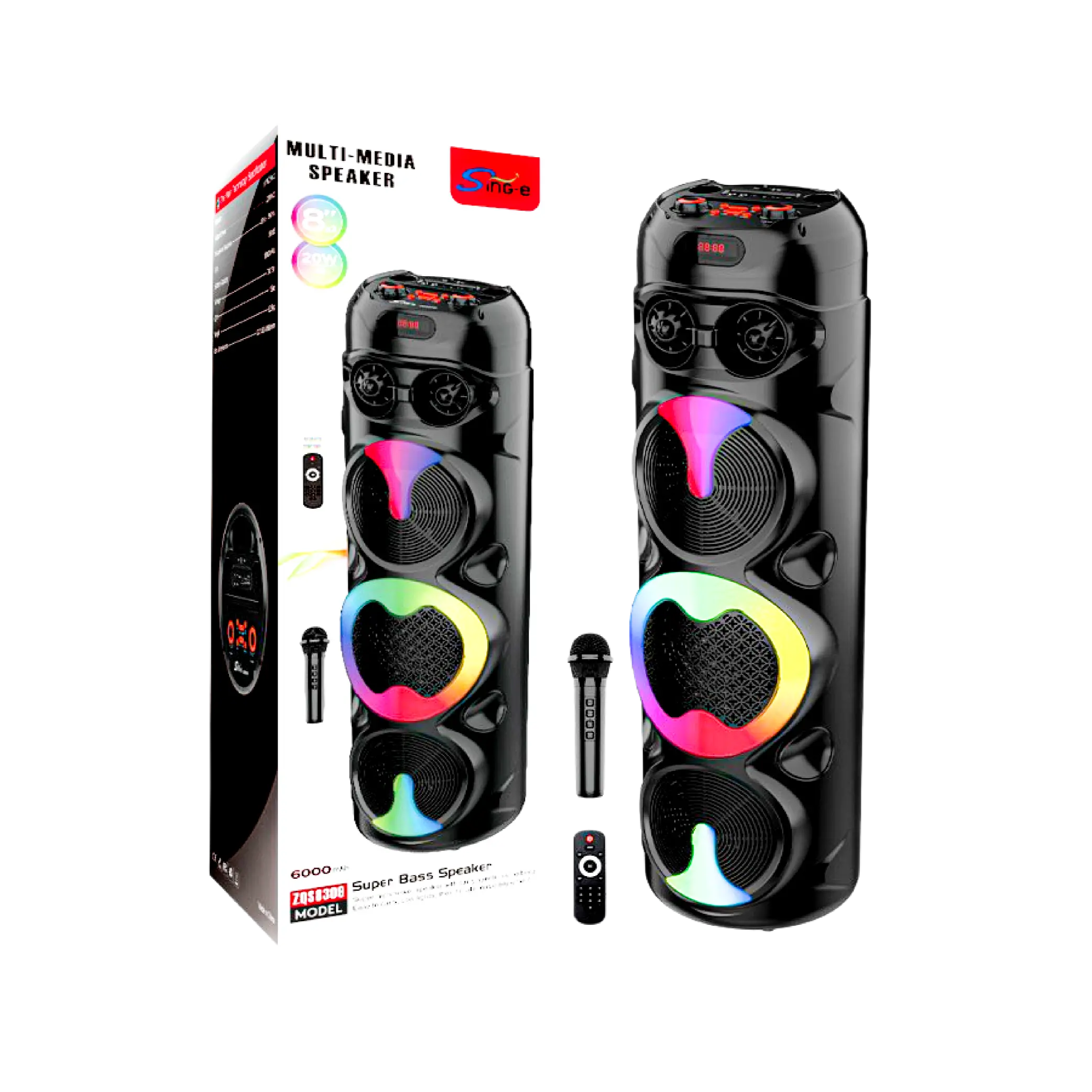 Sing e Speaker with Remote 40W