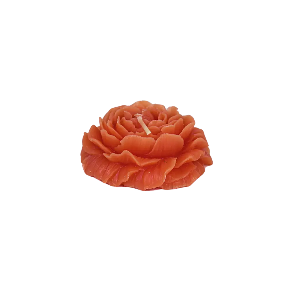 Small Flower Orange Scented Candle