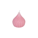 Small Onion Shape Pink Candle