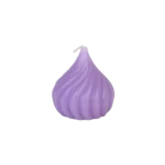Small Onion Shape Purple Candle