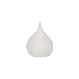 Small Onion Shape White Candle