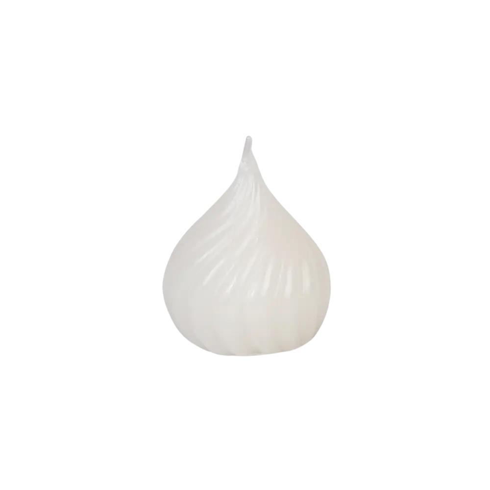 Small-Onion-Shape-White-Candle Small Onion Shape White Candle